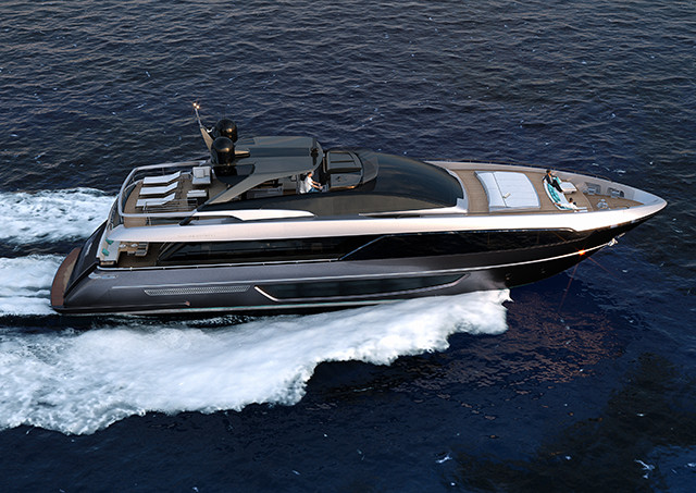100’ Corsaro: La nuova era dei Flybridge Riva.<br />Il Maxi Yacht è già in costruzione presso il Cantiere di La Spezia